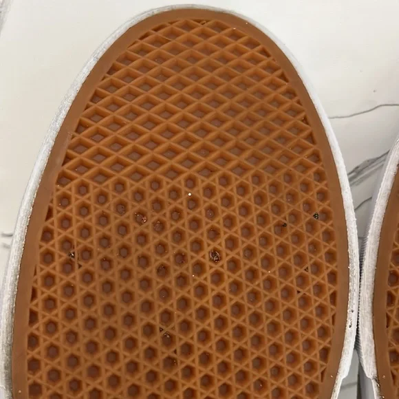 Vans Camden Stripe Metallic Galaxy Sparkle Fabric Sneakers Women’s Size 9.5 - Picture 11 of 13